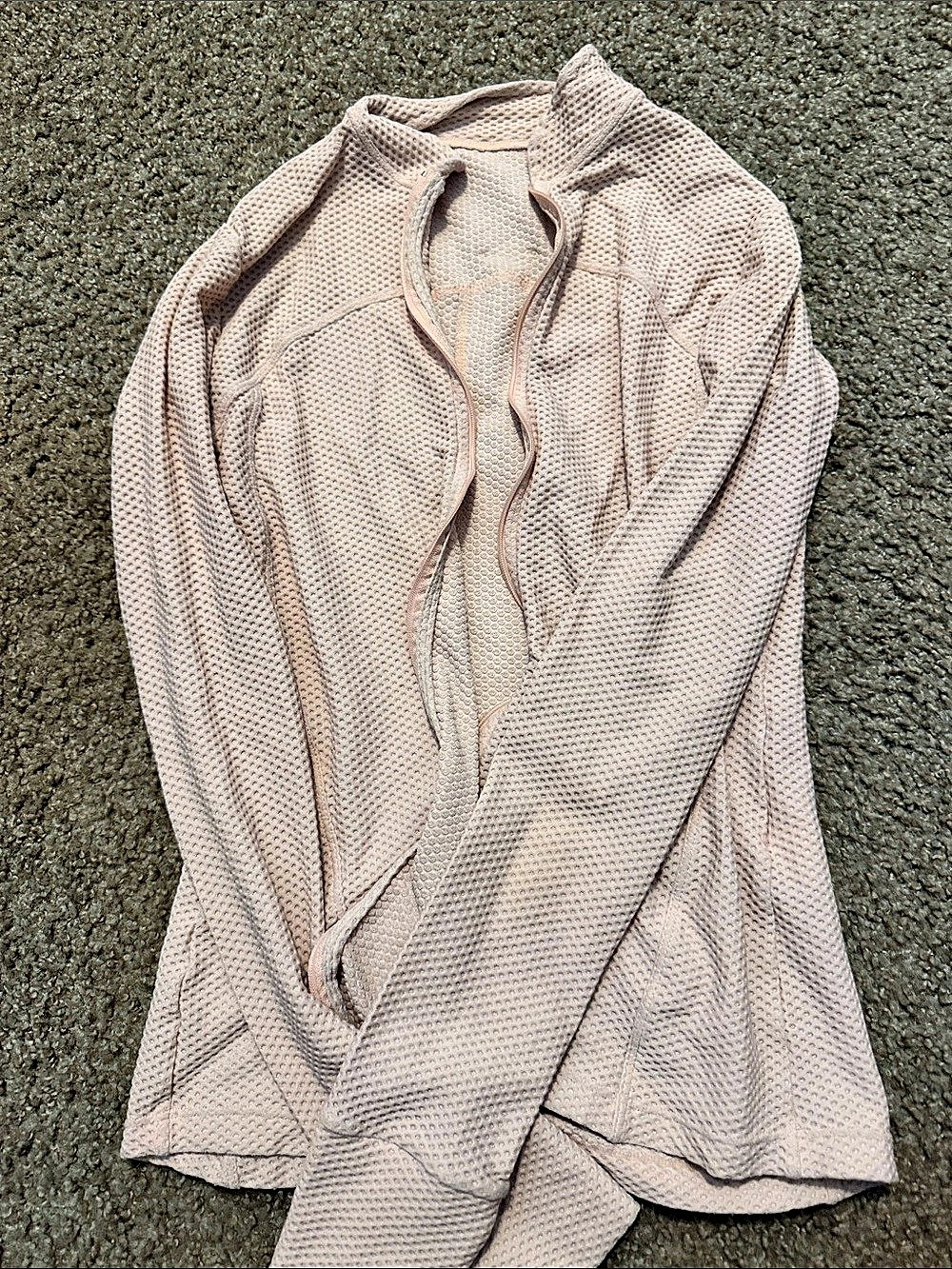 Lululemon Scuba Oversized Full-Zip Hoodie *Waffle Pink